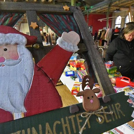 Momentaufnahme von der Weihnachtsbörse in der Alten Hobelei