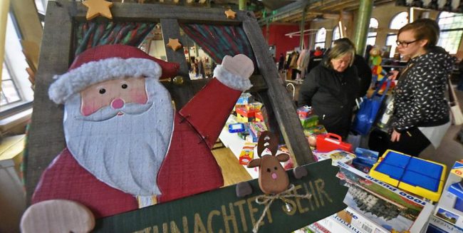 Momentaufnahme von der Weihnachtsbörse in der Alten Hobelei